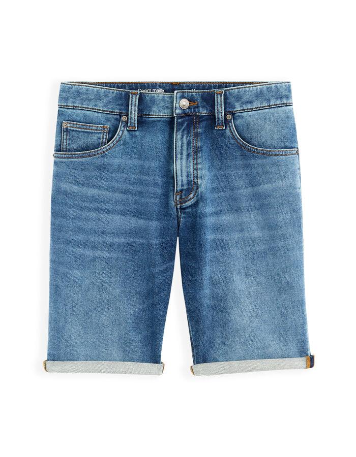 celio Bermuda en jean - bleu