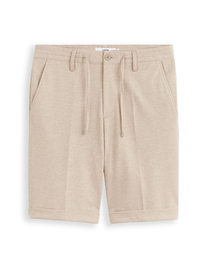 celio Bermuda en maille - beige clair