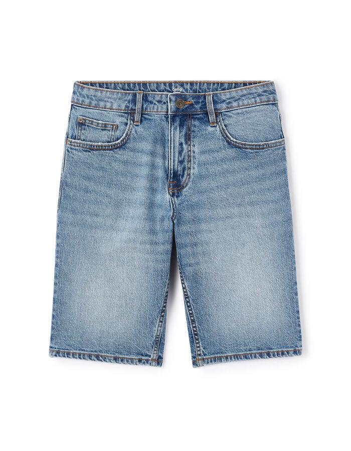 celio Bermuda straight en jean - denim