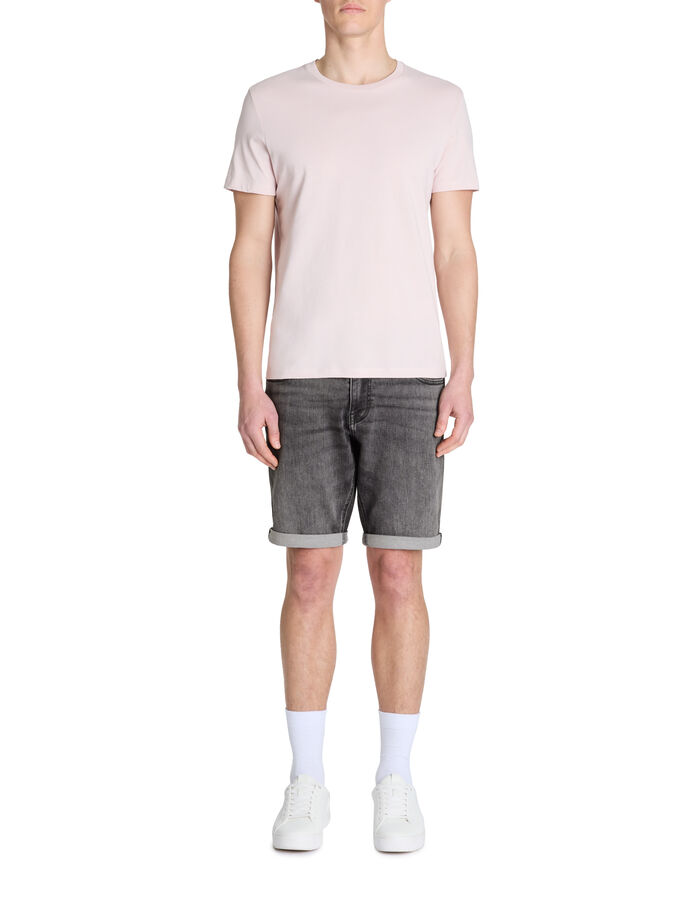 Celio Bermuda Straight En Jean - Gris