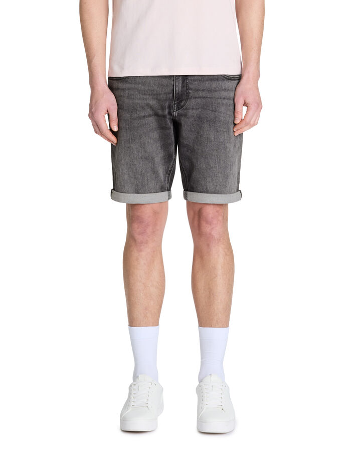 Celio Bermuda Straight En Jean - Gris