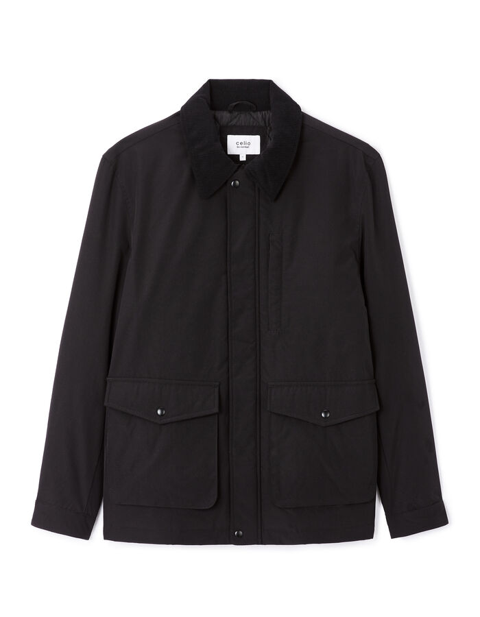 celio Blouson col chemise - noir
