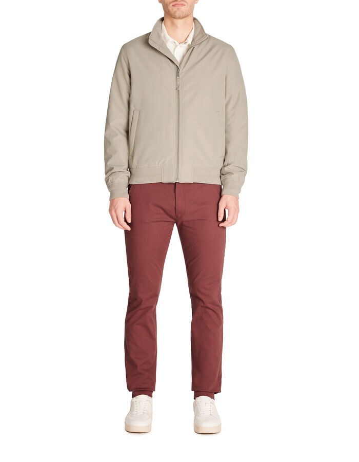 Celio Blouson Col Montant - Beige