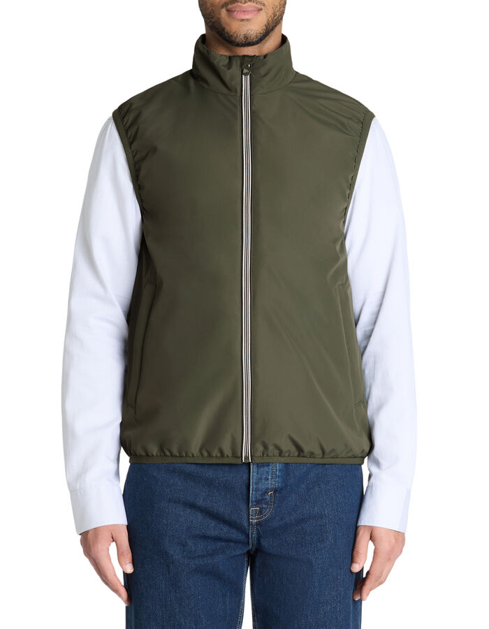 Celio Blouson Col Montant - Kaki