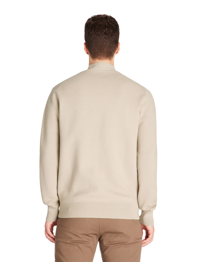 Celio Cardigan Coton Mélangé - Taupe