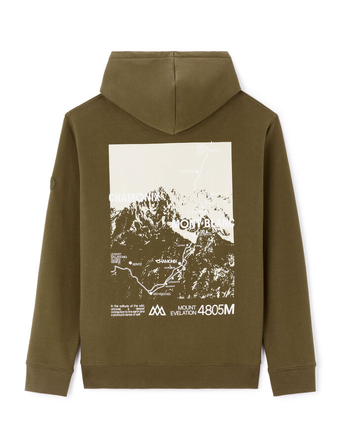 celio Chamonix-Mont-Blanc - Sweat kaki