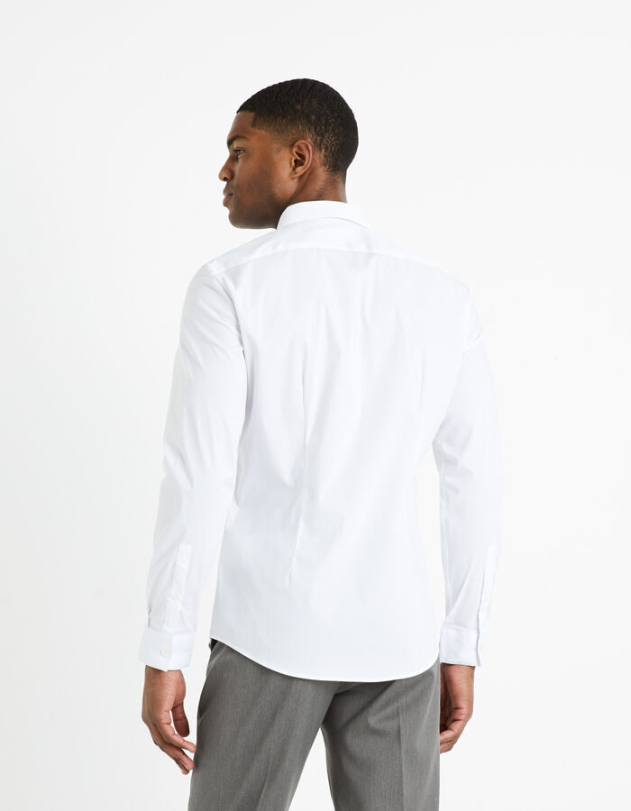 Celio Chemise Extra Slim Coton Stretch - Blanc