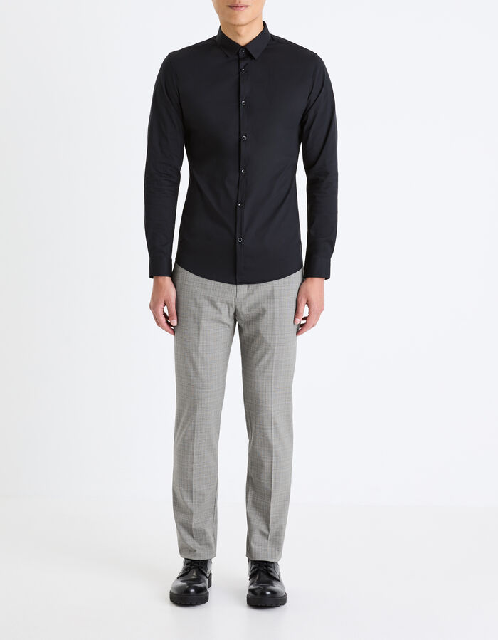 Celio Chemise Extra Slim Coton Stretch - Noir