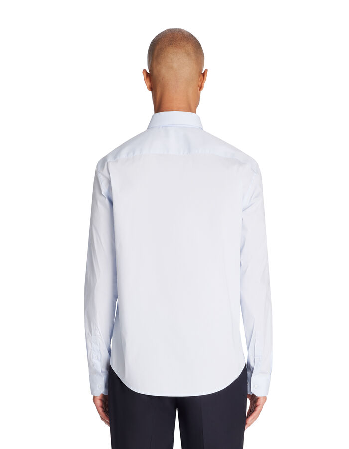 Celio Chemise Regular En Coton Stretch - Bleu Clair