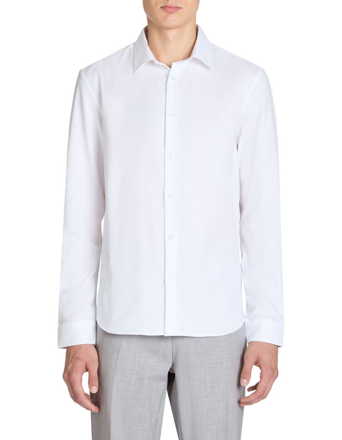 Celio Chemise Regular En Oxford Royal - Blanc