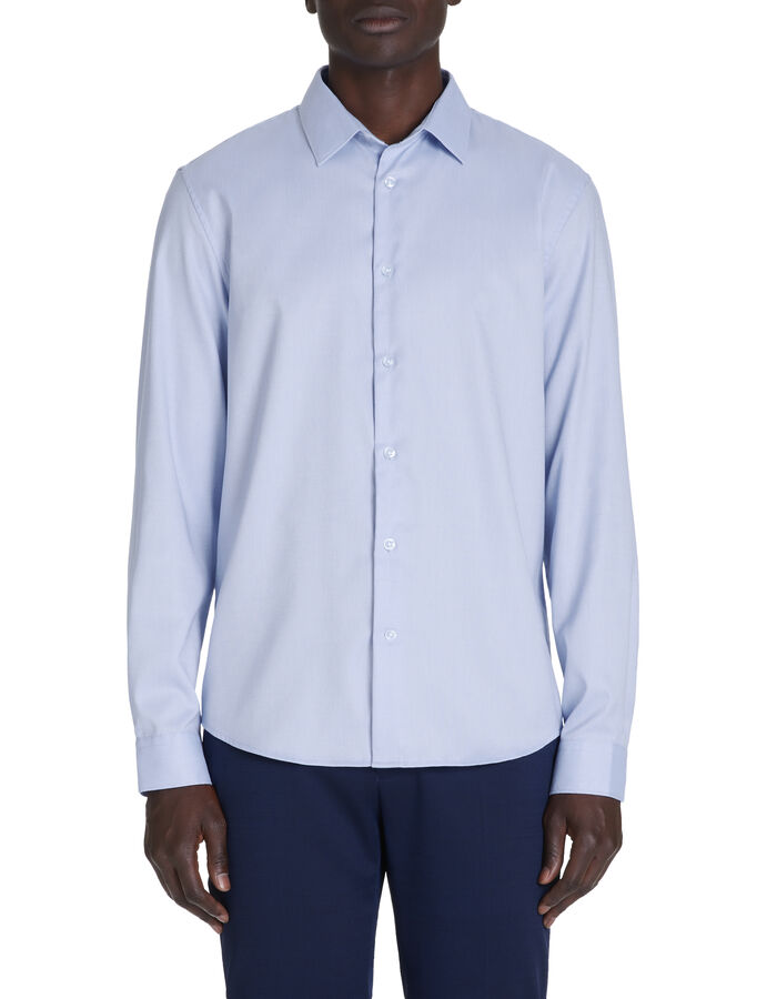 Celio Chemise Regular En Oxford Royal - Bleu