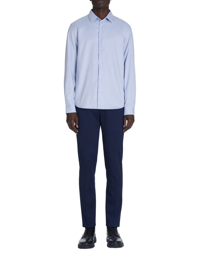 Celio Chemise Regular En Oxford Royal - Bleu