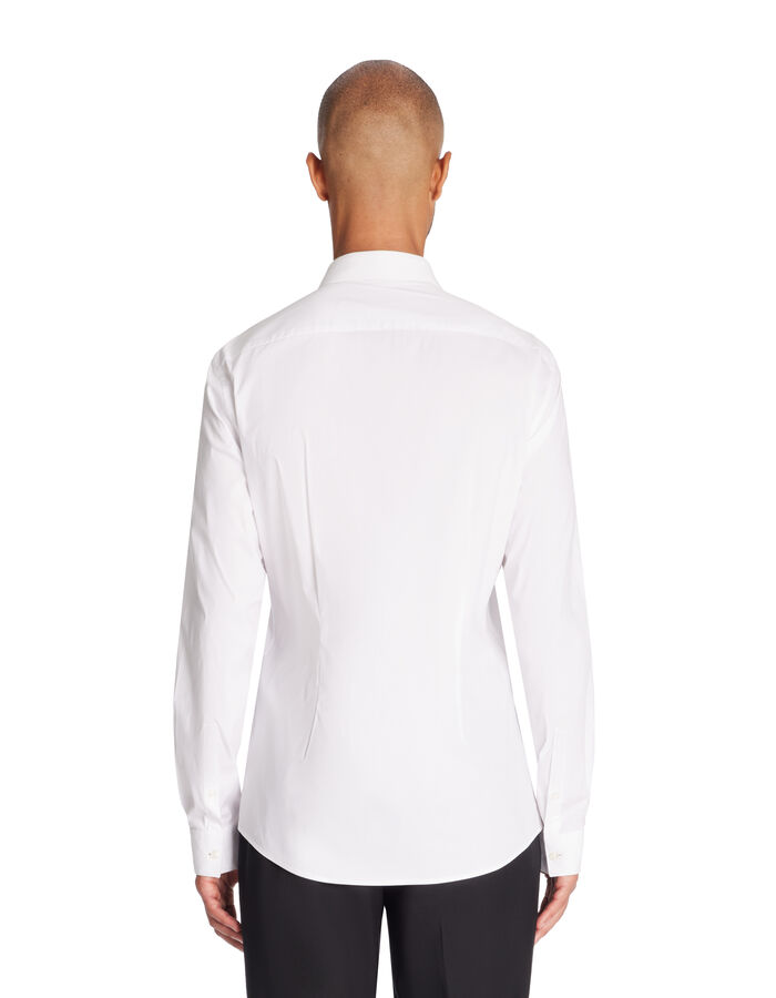 Celio Chemise Slim En Coton Stretch - Blanc