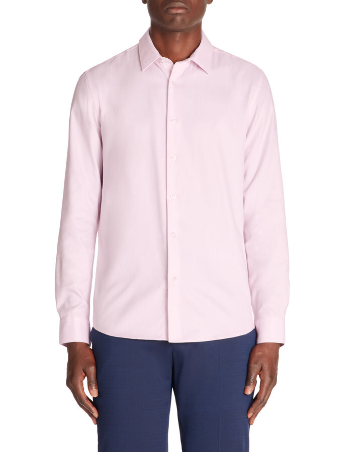 Celio Chemise Slim En Oxford Royal - Rose