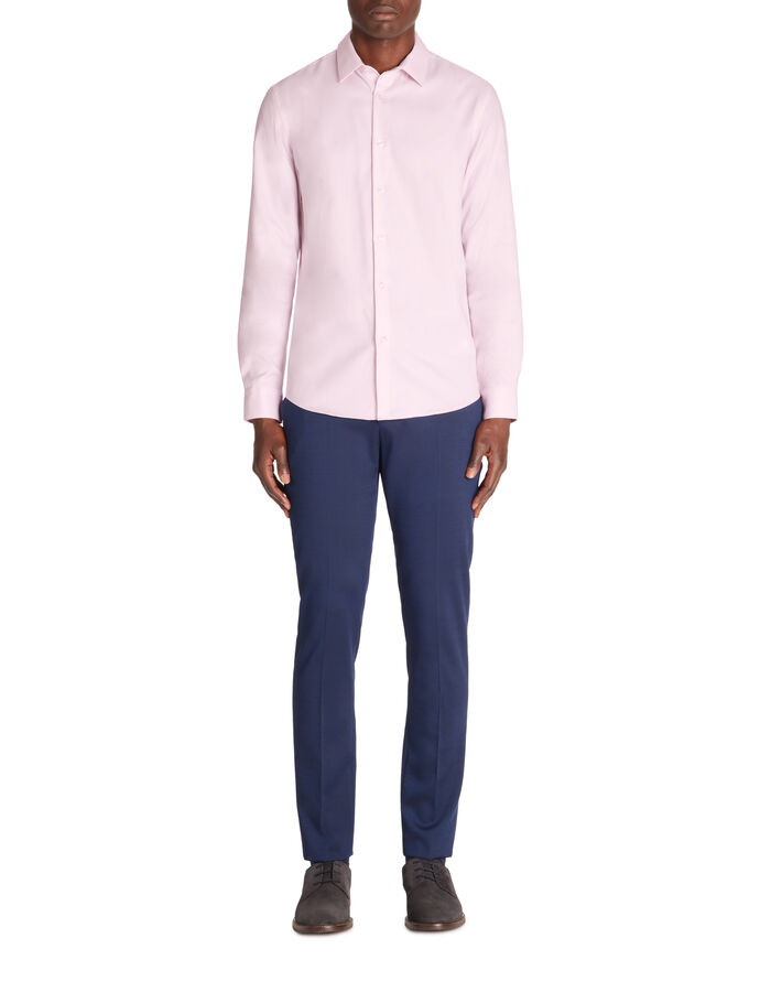 Celio Chemise Slim En Oxford Royal - Rose