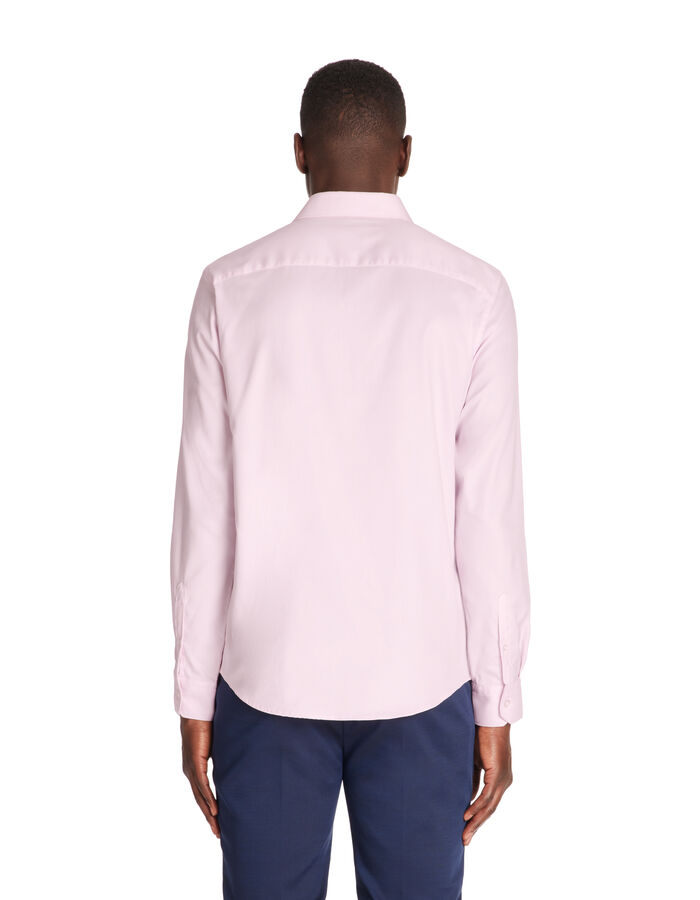 Celio Chemise Slim En Oxford Royal - Rose
