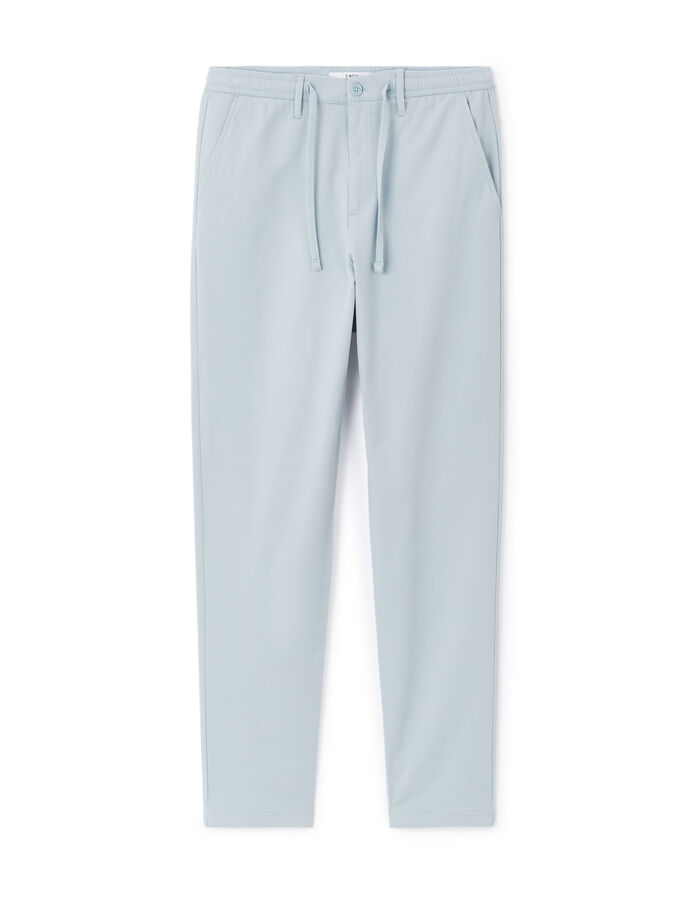 celio Chino slim 100% coton stretch - bleu clair