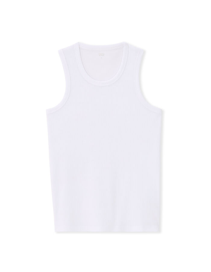 celio Débardeur slim 100% coton - blanc