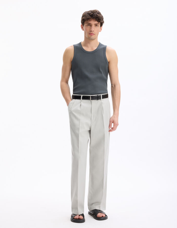 Celio Débardeur Slim 100% Coton Stretch - Anthracite
