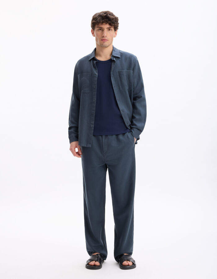 Celio Débardeur Slim 100% Coton Stretch - Marine