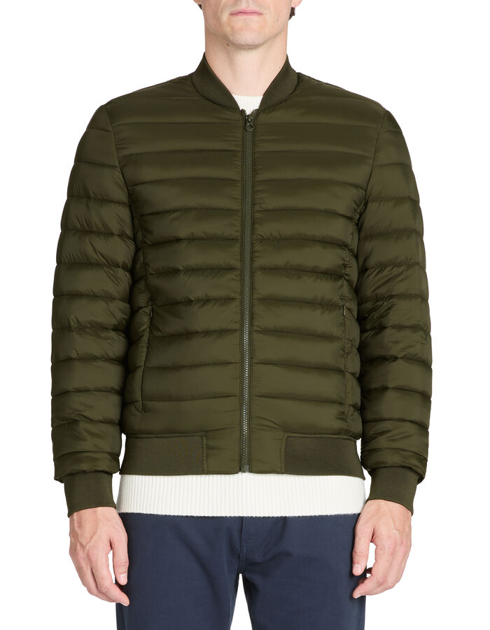 Celio Doudoune Light Col Bomber - Kaki