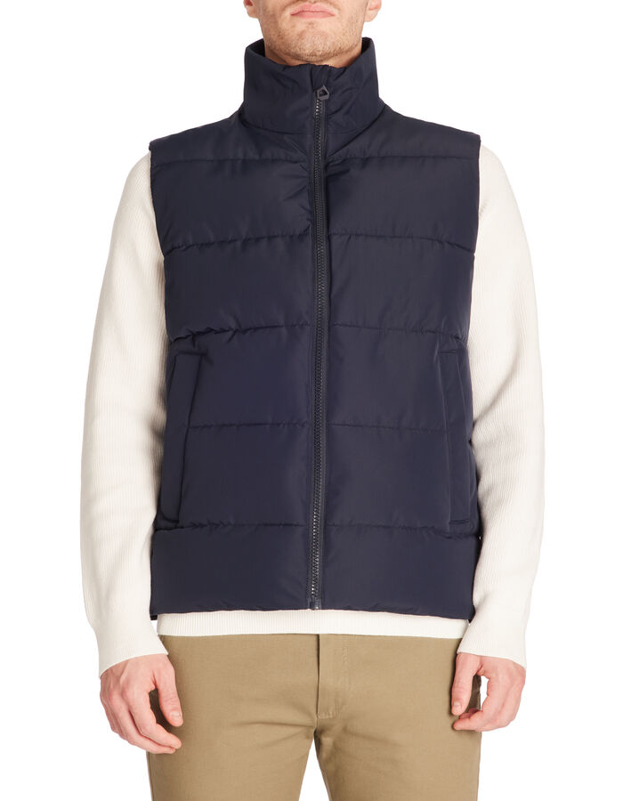 Celio Doudoune Sans Manches Col Montant - Marine