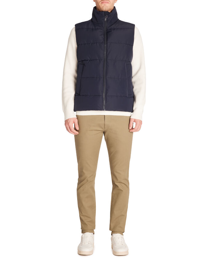 Celio Doudoune Sans Manches Col Montant - Marine