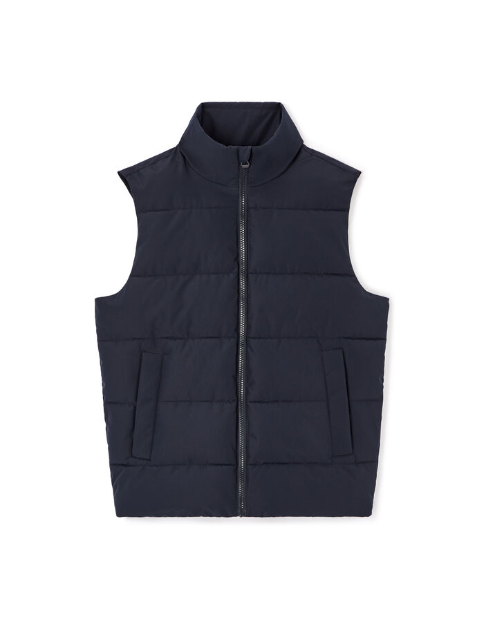 celio Doudoune sans manches col montant - marine