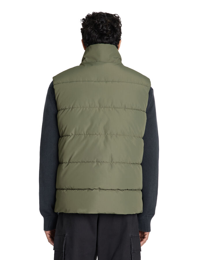 Celio Doudoune Sans Manches Col Montant - Vert