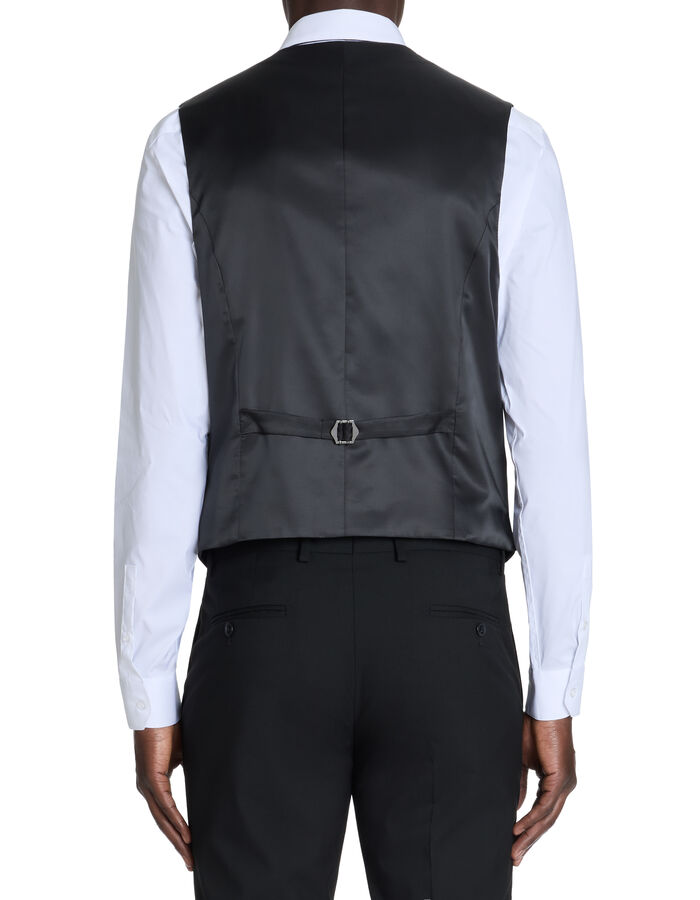 Celio Gilet De Costume Slim Stretch - Noir