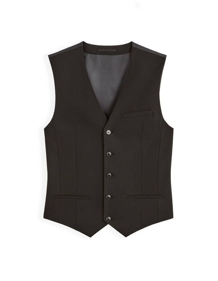 Celio Gilet De Costume Slim Stretch - Noir