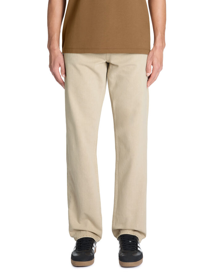 Celio Jean Loose 100% Coton - Beige