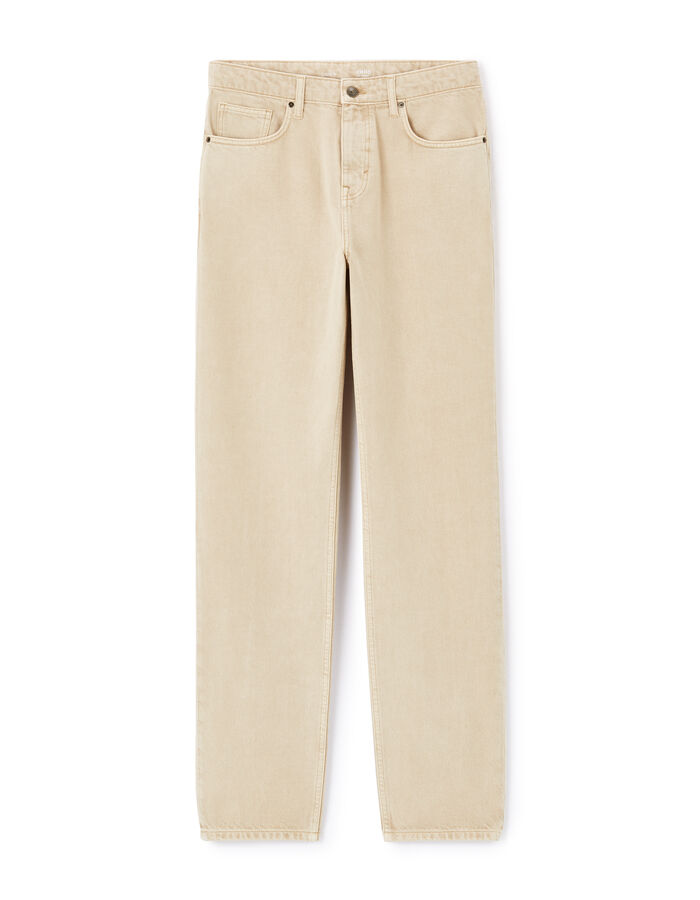 Celio Jean Loose 100% Coton - Beige