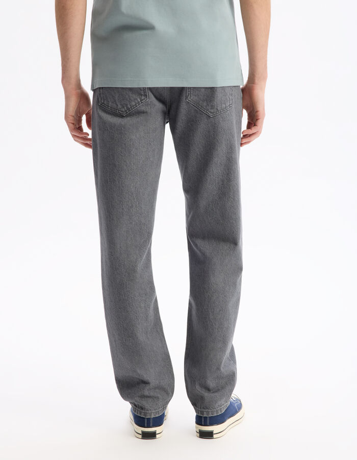 Celio Jean Loose 100% Coton - Gris