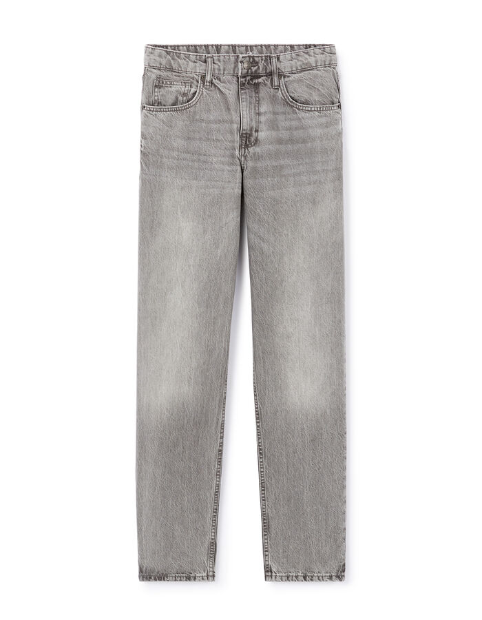 celio Jean loose 100% coton - gris moyen