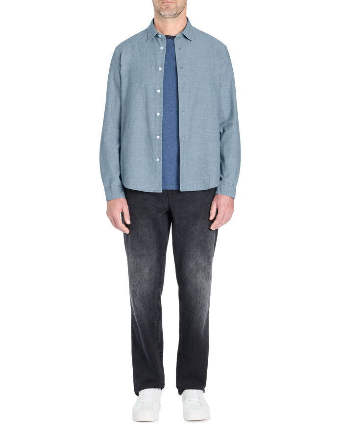 Celio Jean Loose 100% Coton - Noir