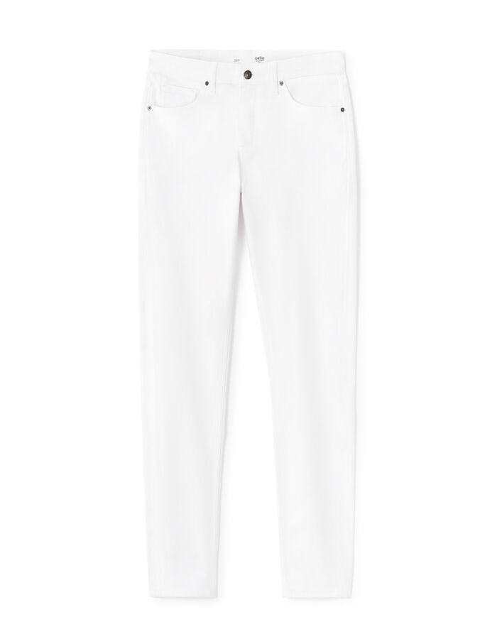 Celio Jean Slim Coton Stretch - Blanc