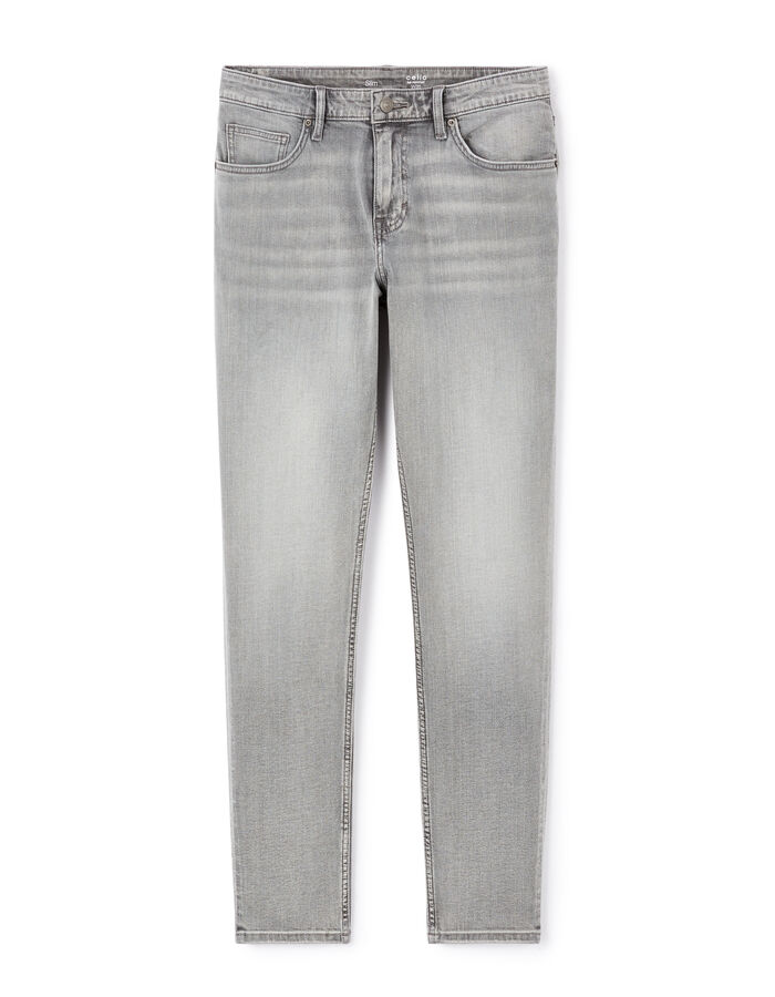 Celio Jean Slim Coton Stretch - Gris Clair
