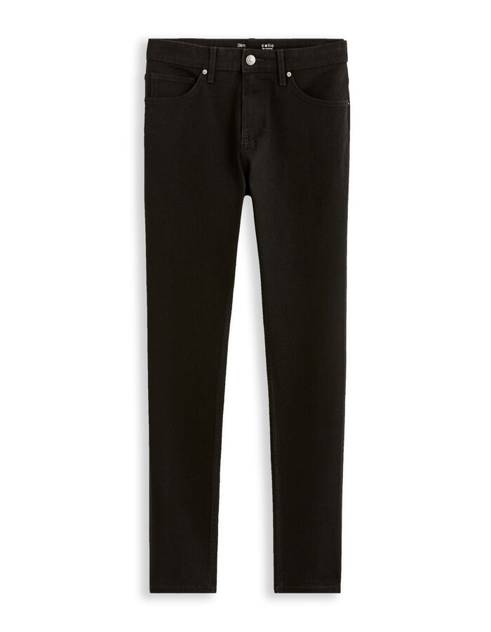 celio Jean slim coton stretch - noir