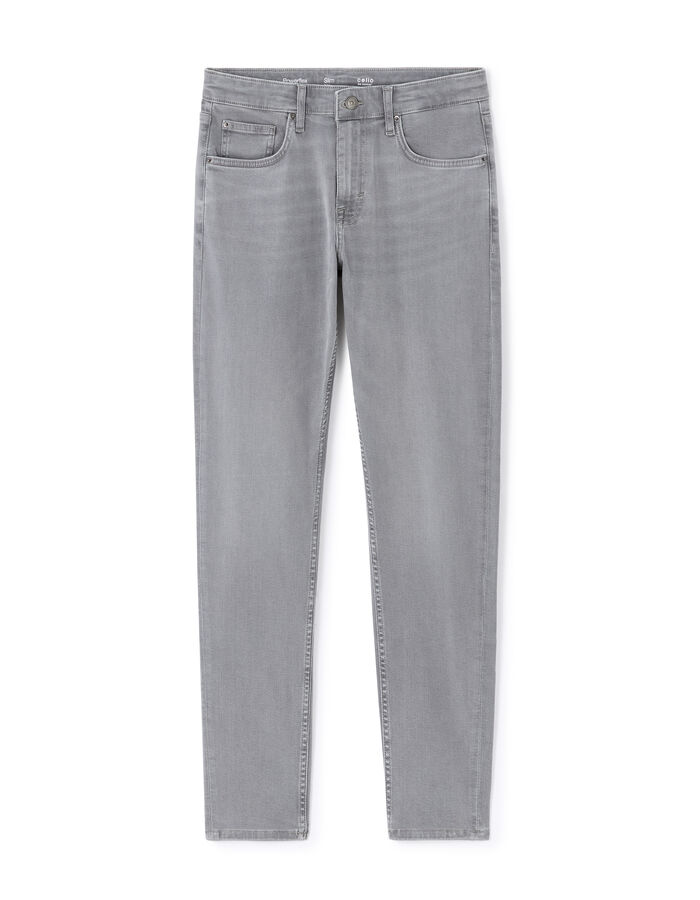 celio Jean slim stretch Powerflex - gris délavé