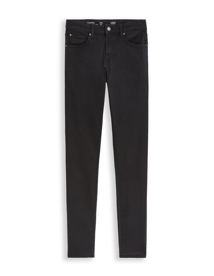 Celio Jean Slim Stretch Powerflex - Noir