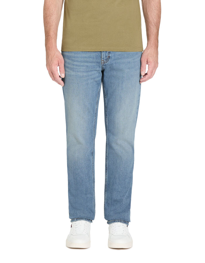 Celio Jean Straight Coton Stretch - Bleu Clair