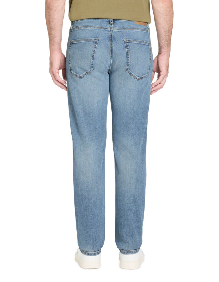 Celio Jean Straight Coton Stretch - Bleu Clair