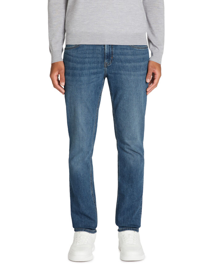 Celio Jean Straight Coton Stretch - Bleu Délavé