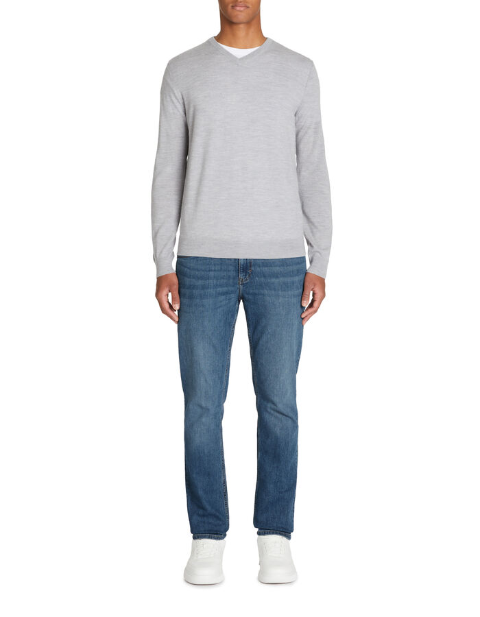 Celio Jean Straight Coton Stretch - Bleu Délavé