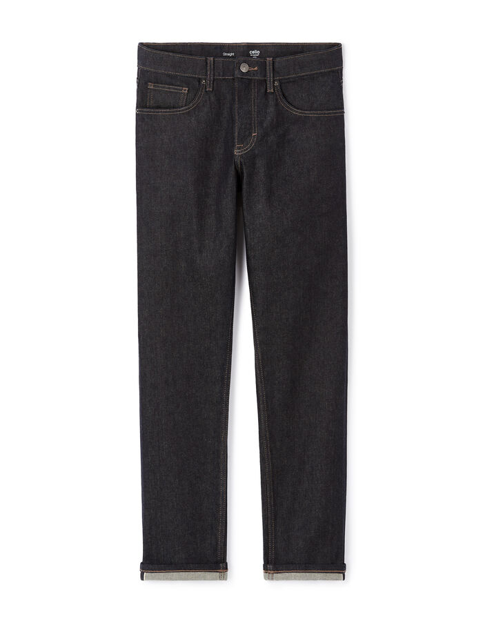 celio Jean straight coton stretch - brut