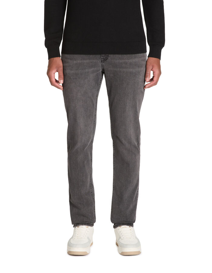 Celio Jean Straight Coton Stretch - Gris Délavé