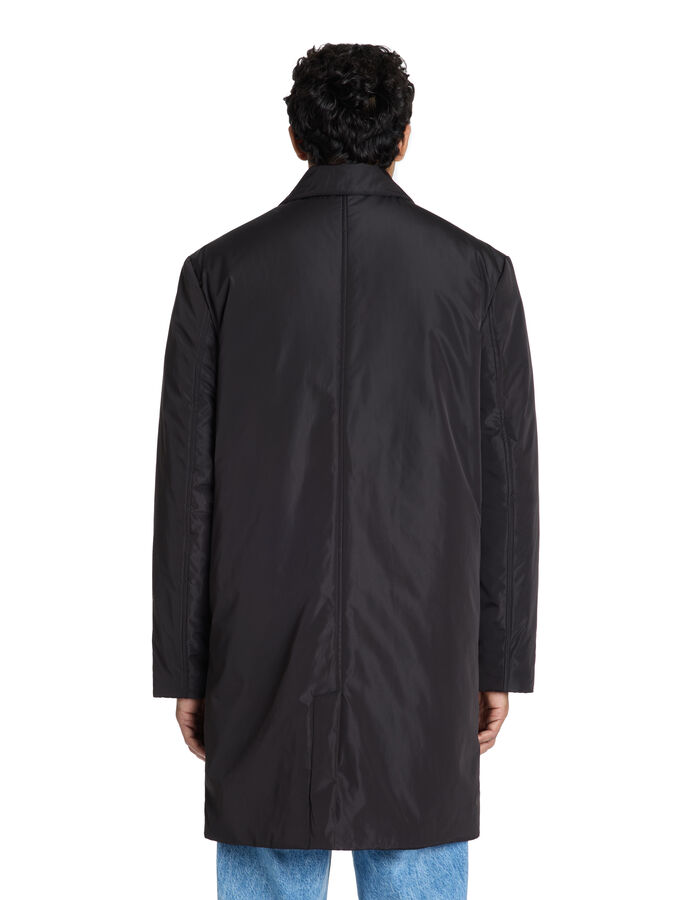 Celio Manteau Imperméable à Boutons Pressions - Noir