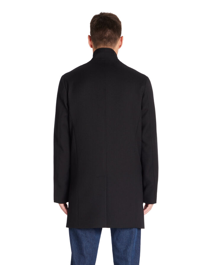 Celio Manteau Long Col Officier - Noir