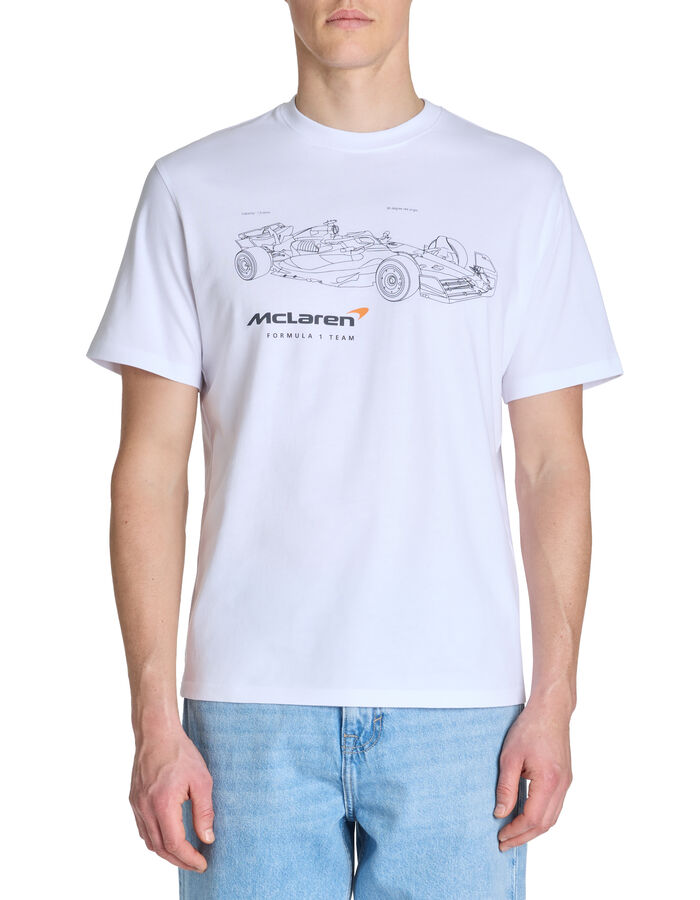 Celio McLaren Formula 1 Team - T-shirt Blanc